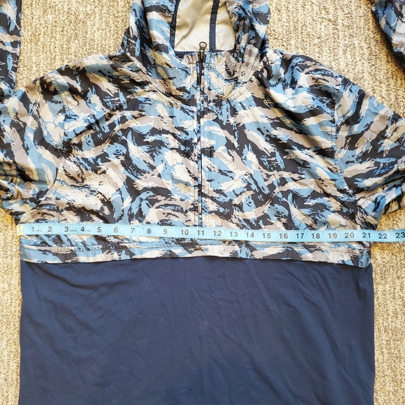 EUC Under Armour UA Sportstyle Anorak Windbreaker Pullover Half Zip Jacket Lg - Picture 11 of 12